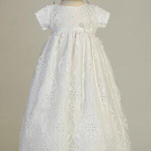 (3/6M) Bonnie - Baby Girls Baptism Gown (NWT)